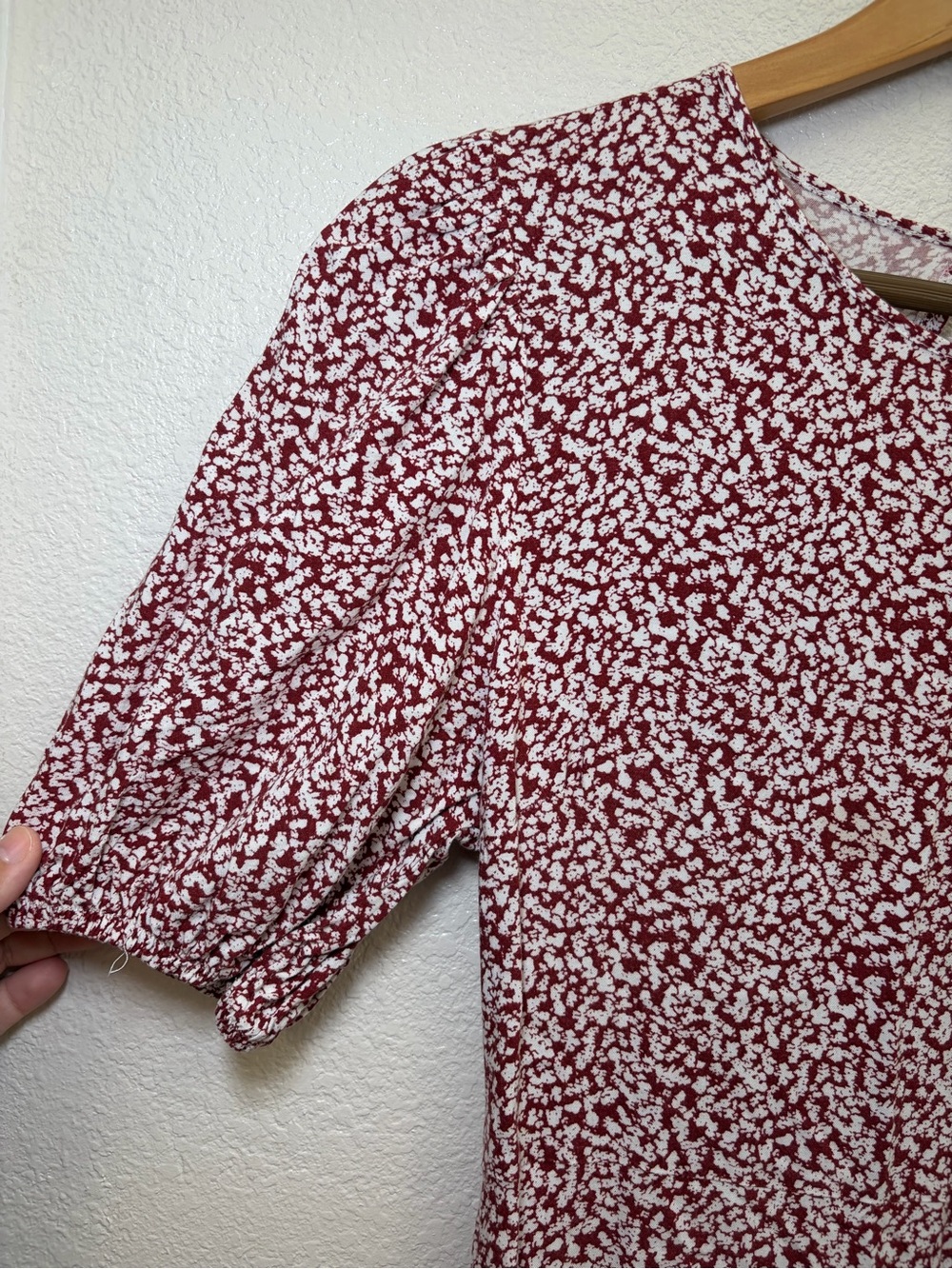 Free People Dancing In The Dark Mini Dress Pink Ditsy Floral Bohemian Dress S - Picture 5 of 15